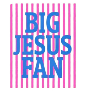 (2 qty) Big Jesus Fan DTF transfers