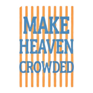 (2 qty) Make Heaven Crowded DTF transfers