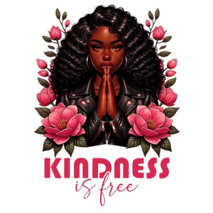 (2 qty) Kindness Is Free DTF transfer