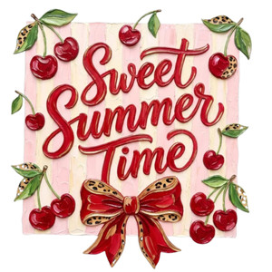 (2 qty) Sweet Summer Time - DTF transfers