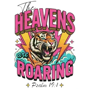 (2 qty) Heavens Are Roaring - DTF transfers