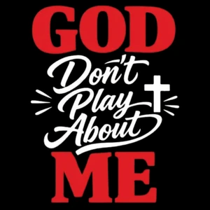 (2 qty) God Don't About Me Stylish Red And White - DTF transfers
