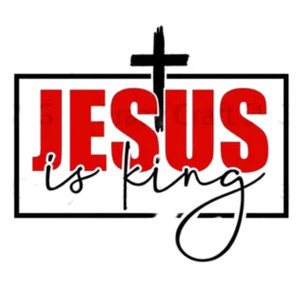 (2 qty) Jesus Is King Red- DTF transfers
