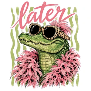 (2 qty) Later After While Both Front And Back - DTF transfers