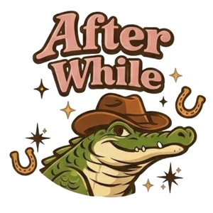 (2 qty) After While Crocodile - DTF transfers