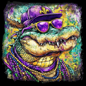 (2 qty) Gangsta Crocodile - DTF transfers