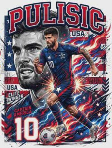 FIFA World Cup 2026 Soccer Pulisic - DTF transfer