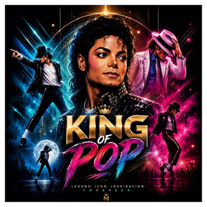 (2 Qty) King Of Pop DTF transfer