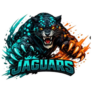 (2 Qty) Jaguars Tiger DTF transfer