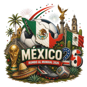 (2 Qty) Mexico Rumbo Al Mundial DTF transfer