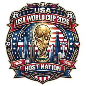 (2 Qty) USA 2026 World Cup Host Nation DTF transfer
