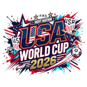 (2 Qty) Fifa USA 2026 World Cup Host Nation DTF transfer