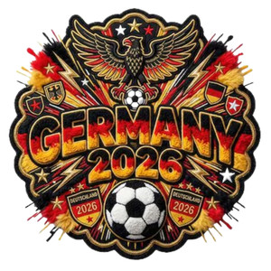 (2 Qty) Germany 2026 Football DTF transfer