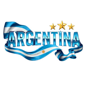 (2 Qty) Argentina Stars DTF transfer