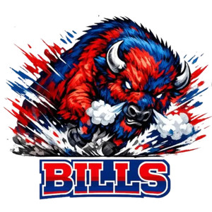 (2 Qty) Bills Mascot DTF transfer