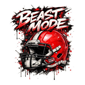(2 Qty) Beast Mode DTF transfer