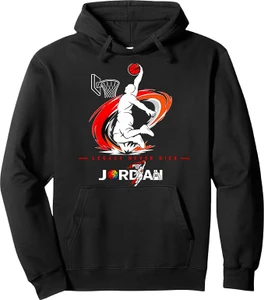 Jordan Flag Streetwear Black Hoodie Basketball DTF