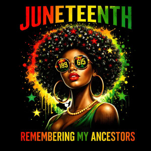 (2 Qty) Juneteenth Remembering My Ancestors - DTF transfer