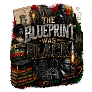 (2 Qty) Juneteenth The Blue Print - DTF transfer