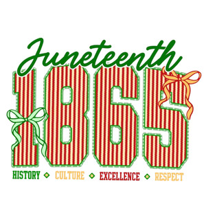 (2 Qty) Juneteenth Retro DTF transfer