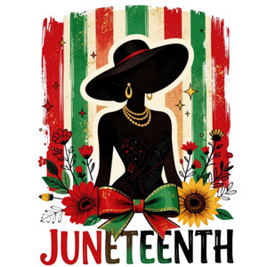 (2 Qty) Juneteenth Retro Girl- DTF transfer