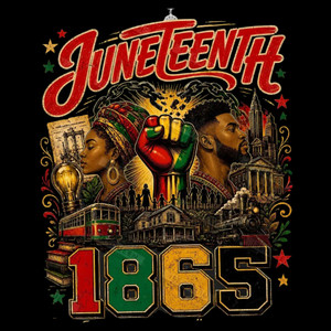 (2 Qty) Juneteenth Vintage Vibe - DTF transfer