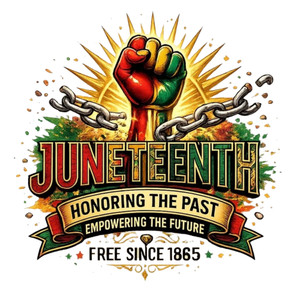 (2 Qty) Juneteenth Free Since 1865 - DTF transfer