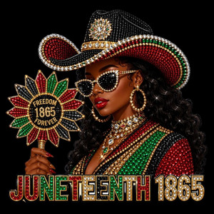 (2 Qty) Juneteenth Freedom Forever - DTF transfer
