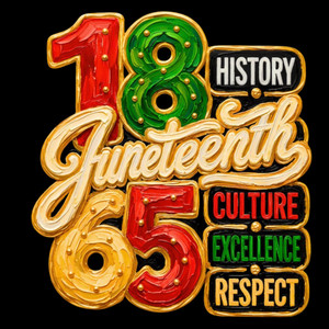 (2 Qty) 1865 Juneteenth Respect Culture Excellence - DTF transfer