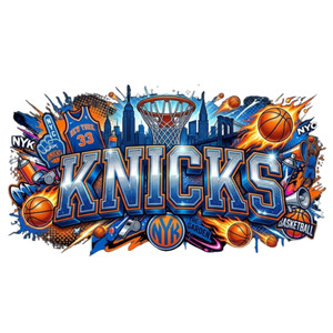 (2 Qty) Retro New York Knicks Football Finals - DTF transfer