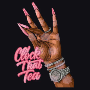(2 Qty) Clock That Tea - DTF transfer
