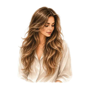 (2 Qty) Blonde Highlights Hair Girl - DTF transfer