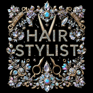 (2 Qty) Hair Stylist Jewels - DTF transfer