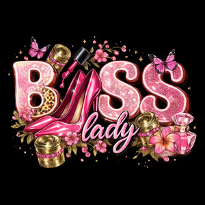 (2 Qty) Boss Lady- DTF transfer