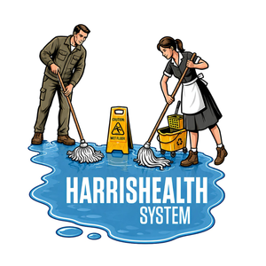 (2 Qty) Harris Health System - custom DTF transfer