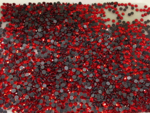 RED (Light SIAM) 2mm 6ss Premium quality Loose Hotfix Rhinestone