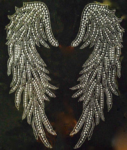 Large Angel Wing BB Rhinestone Transfer 11.3"(W) x 13.7"(H) Large Angel Wing BB Rhinestone Transfer 11.3"(W) x 13.7"(H)