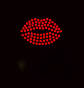 (6 Qty) Lips 2" red Custom Order Rhinestone transfer (6 Qty) Lips 2" red Custom Order Rhinestone transfer