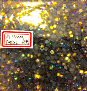 Topaz AB 4mm 16ss Premium quality Loose Hotfix Rhinestone Topaz AB 4mm 16ss Premium quality Loose Hotfix Rhinestone