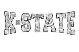 K-STATES Mascot Rhinestone Transfer Iron On