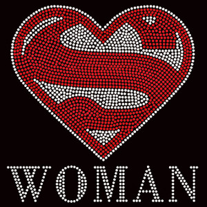 Super Woman Rhinestone Transfer Super Woman Rhinestone Transfer