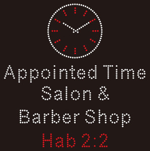 Clock Appointed Time Salon Custom Rhinestone Transfer Clock Appointed Time Salon Custom Rhinestone Transfer