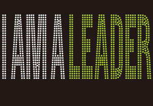 I am a Leader Custom Rhinestone Transfer I am a Leader Custom Rhinestone Transfer