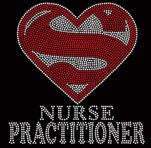 Super Nurse Practitioner custom Rhinestone Transfer Super Nurse Practitioner custom Rhinestone Transfer