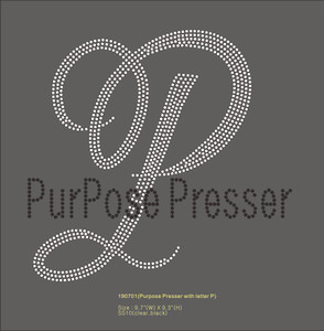 Purpose Presser - custom Rhinestone Transfer