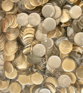 13mm Nailhead LIGHT GOLDEN Round 500 pc Loose Hot Fix