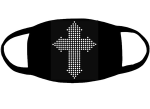 Cross small 3.4x4.4 (mask size)(cap size) Rhinestone Transfer (Mask sold separately) Cross small 3.4x4.4 (mask size)(cap size) Rhinestone Transfer (Mask sold separately)
