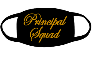 Principal Squad for mask 3x5 - (Gold Glitter) Vinyl Transfer