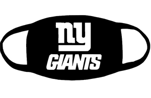NY Giants (for mask) custom vinyl transfer (Mask sold separately)