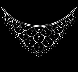 Necklace Rhinestone Transfer Necklace Rhinestone Transfer